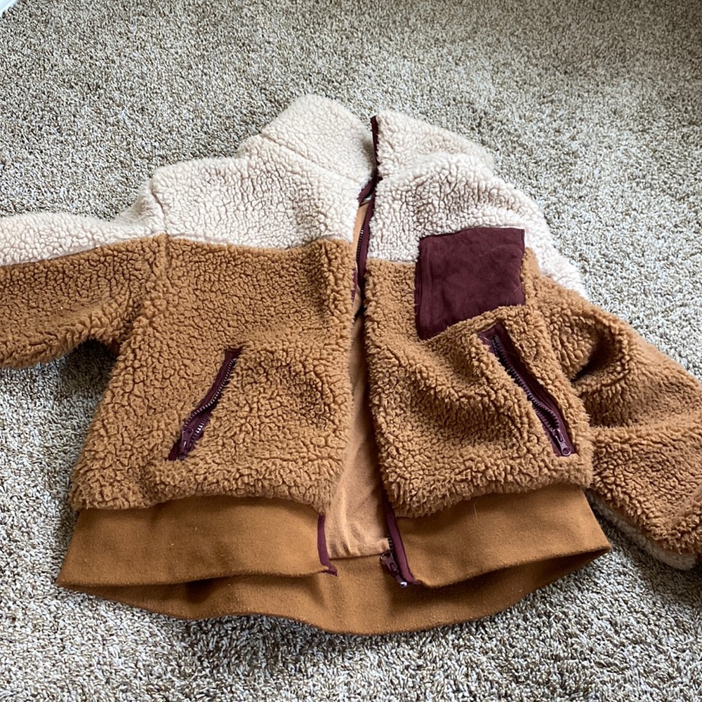super soft teddy bear jacket